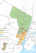 New Jersey Meadowlands Commission Regional Location Map